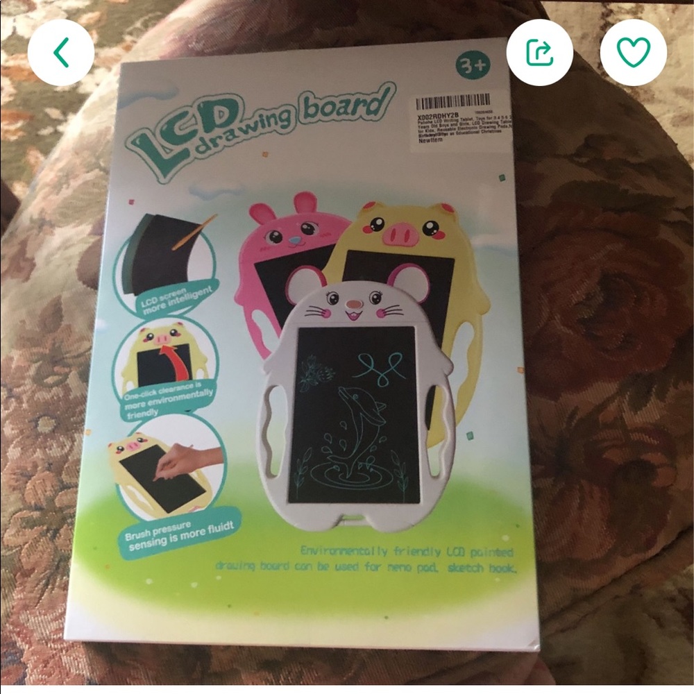 LCD Writing Tablet Pink